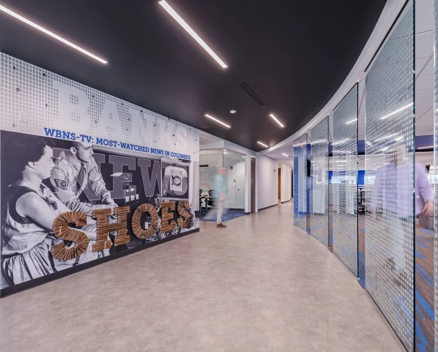 WBNS 10TV Lobby + Office Renovation