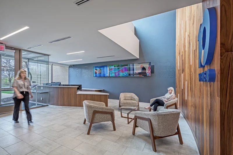 WBNS 10TV Lobby + Office Renovation | Experiential Design