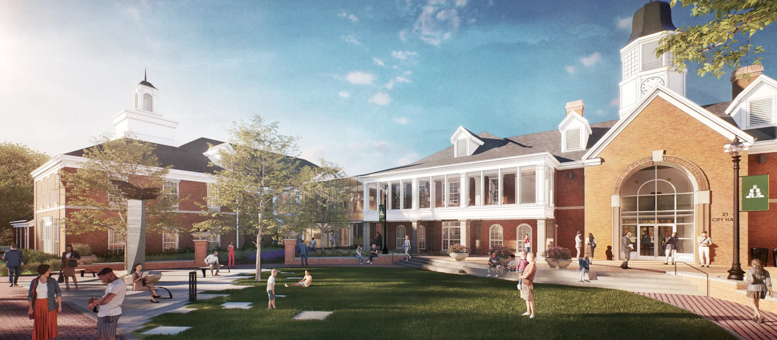 City of Westerville City Hall Complex Improvements rendering