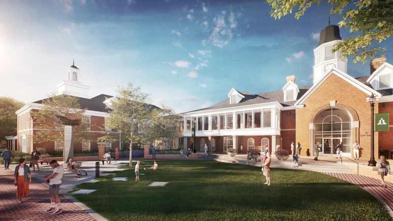 City of Westerville City Hall Complex Improvements rendering